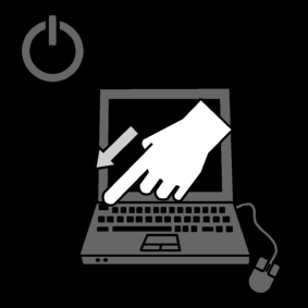 laptop: aanzetten / aanzetten laptop